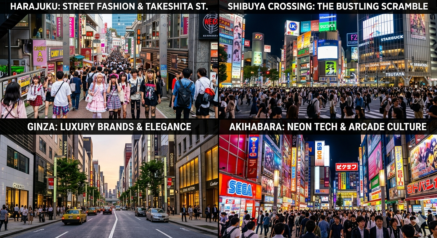 Harajuku Youth Fashion and Creative Street Style